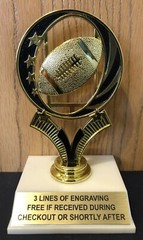 Fantasy Football Trophy – Free Engraving – Assembly Required