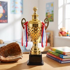 Fasmov Large Trophy Cup – 14.5 Inch Gold Trophy