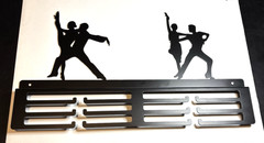 Dancing Medal/Medallions Holder Black Display Rack Hanger for Dance Sport Awards