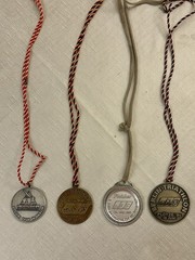 Rare Berlin Triathlon Medals: Official Medals 1st in 1986 1990 1992 1994