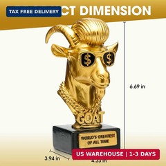 Goat Trophy Awards – Resin Fantasy Football Trophy – Football Trophy Awards and
