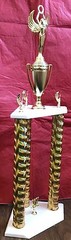 BUILD YOUR OWN TROPHY KIT – 30″ TALL – 3 POST