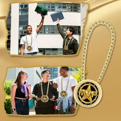 Goutoports 6″ Gold GOAT Turnover Chain MVP Champion Medal for All Sports