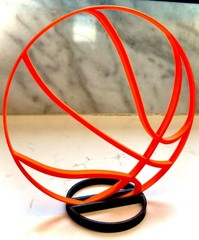 Basketball Banquet Table Centerpiece – Sports centerpiece- Basketball Grad Party