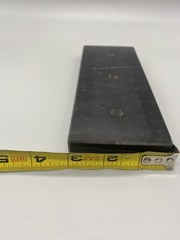 3 Hole BLACK Marble Trophy Award BASE 7.5” x 3” x 3/4” Stone Marble