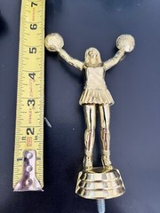 ONE NEW Cheer Girl topper About 5.5″