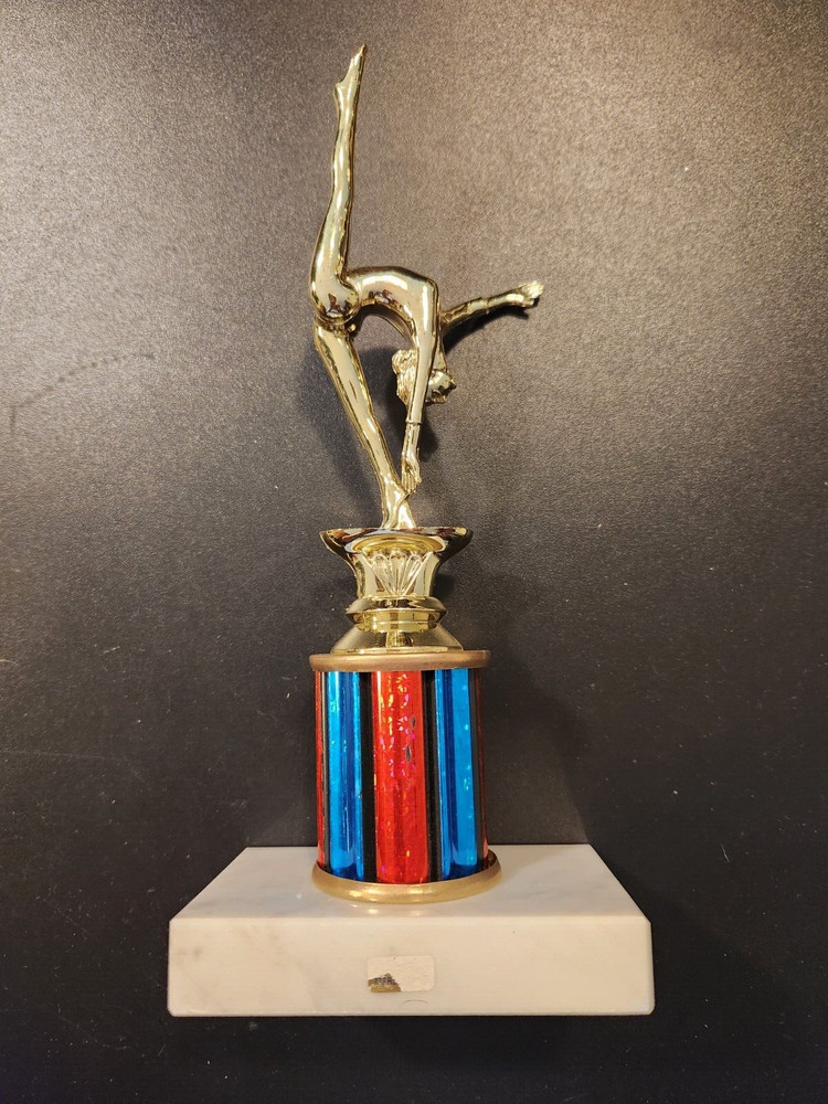 Gymnastics Trophy – USED – Marble Base