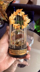 New York Yankees 1998 World Series Champions Trophy Replica Gold/Silver/Black