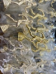 ONE NEW Gold Man Track and Field Trophy topper About 5″