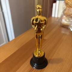 Gold Plastic Star Award Trophy Statue 6.25 Inches