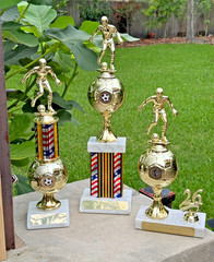 Soccer Trophy 15.5″ Champion-MVP -Top Scorer Golden Boot -Engrave & Ship Free