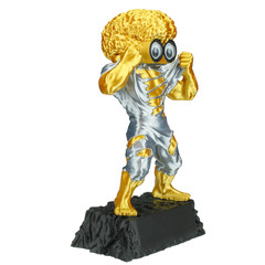 Custom Engraved Golden Brain Monster Trophy | 3D Monster for Fun & Recognition