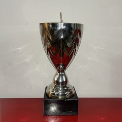 GENUINE METAL EUROPA GAMES TROPHY CUP – METAL ON MARBLE BASE – 16″ TALL