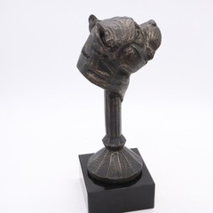 Vintage American Bully Best Female Trophy Bulldog 9.5″ Resin on Marble Base Dog