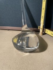 IITS 2000 1st Place Scramble Glass Engrave Golf Club Head Trophy NonProfit EDU