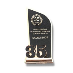 Award – Trophy – CUSTOM – Anniversary Year – 9×5 Inches