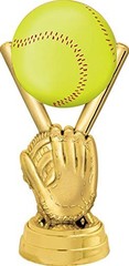 Crown Awards Softball Tournament Trophies 14.8 Softball Trophy Award For