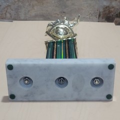 Vintage Mega Baseball Action Play Trophy 1995 Sports Award Marble Base