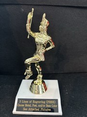 6 1/2″ tall Majorette Trophy (please Look At All Pictures)