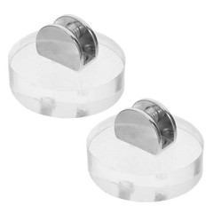 2Pcs Stable Acrylic Plaque Holders for Glass Art Ceramics and Small Medals