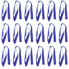 20Pcs Reusable Blue Medal Award Lanyards with Metal Holders for Conferences