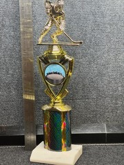 All-Star- Ice Hockey Trophy –MVP – Offense/Defense-Free Shipping & Engraving 14″