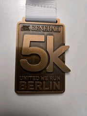 Berlin GENERALI 5K inaugural 50th Marathon Medal 2024