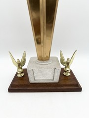 Vintage 1962 Columbia County Womens Singles Winner Helen Briwa Tennis Trophy