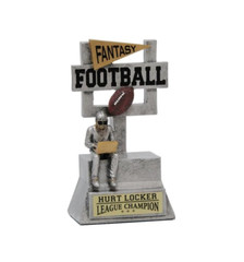 New MTS Fantasy Football Trophy Goal Post Draft Resin 7.5″
