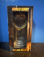 World Series Champions Houston Astros Replica Trophy Gold Metal Personalized