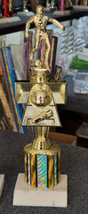 Soccer Trophy -Champion- Marble Base -Engraving Included-Ships Free -14″