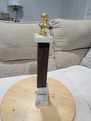 VTG 16″ 1970’s Little Britches Championship SR. Calf Roping Rodeo Award Trophy