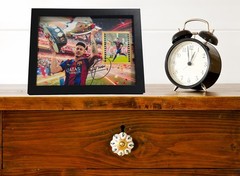 Xekamlzi Football Photo Frame – Capturing The Iconic Moment 11″L x 9″W, Black