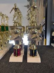 Champion -Soccer Trophy -Marble Base -Engraving Included-Ships Free – 13″