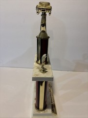 Vintage Awana Grand Prix Open First Place Speed Trophy 16” Tall