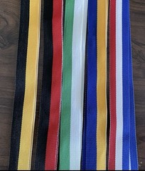 2” Gold Track XR Medal With Ribbon (See All Photos)