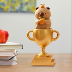 Bear Shaped Award Trophy Competitions Award Cup Resin Recognition Gift Tabletop