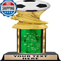 Crown Awards Soccer Trophy For Kids Engraving Included Personalized Green Mvp