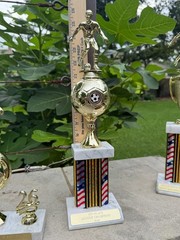 Soccer Trophy 15.5″ Champion-MVP -Top Scorer Golden Boot -Engrave & Ship Free