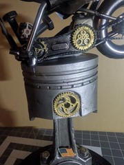 Motorcycle Trophy Winner Cycle Show BEST IN SHOW Artwork handmade 1of a kind
