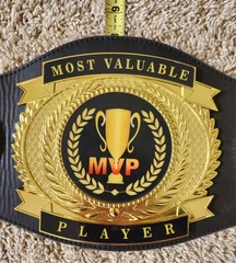 MVP Championship Belt Most Valuable Player Title, Award, Gift, Sports, Winner