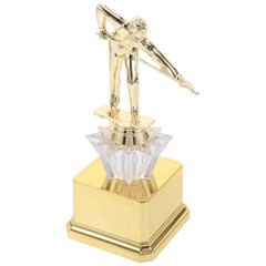 Billiards Trophy, 8″ Plastic Billiards Pool Player Trophy for Winner