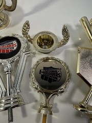 Trophy Toppers Vintage Plastic Lot of 7 Figures Various Sizes
