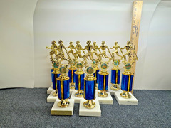 11″ All-Star Baseball Trophy -MVP- RBI Champ- Engraving Inc & Ships free