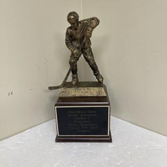 Vintage Minnesota Pee Wee Hockey Trophy Topper Osseo/ Maple Grove