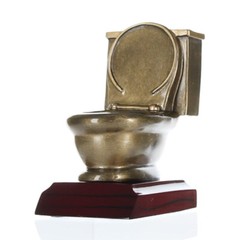 Toilet Bowl Trophy – Last Place Awards (RFG841) by DECADE AWARDS