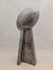 Fantasy Football Super Bowl Combo 15″ Lombardi Trophy and Toilet Bowl
