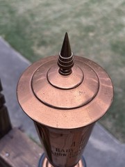 1949 Baby Beef Show Champion Trophy. Copper W/Bakelite Base. 17” Tall.
