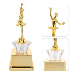 Small Golden Plastic Trophy Cup for Dance Competitions and Sports Winner Awards