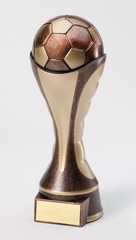 Custom Engraved Resin Soccer Trophy. Free Engraving.